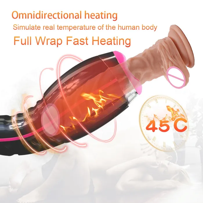 7 Clamp Modes and 7 Vibration Modes Masturbation Cup | Lusty Age Male Sex Toys