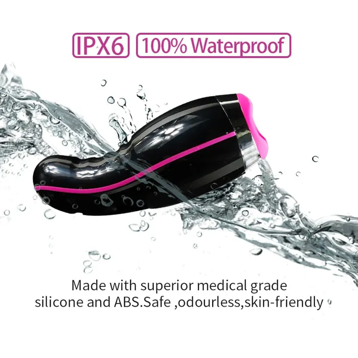 7 Clamp Modes and 7 Vibration Modes Masturbation Cup | Lusty Age Male Sex Toys