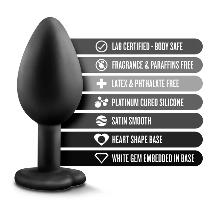 Anal | Blush Temptasia - Bling Plug - Small - Black