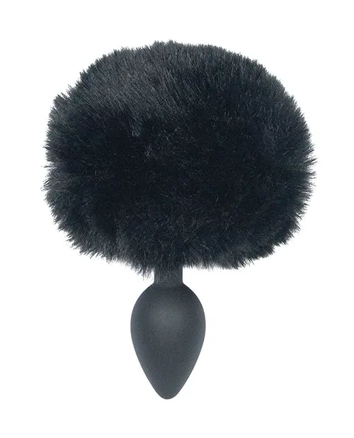 BMS Punishment Bunny Tail Butt Plug - Black | Anal