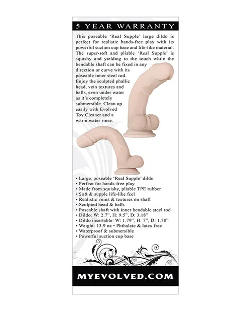 Dildos | Evolved Novelties Evolved Real Supple Poseable 9.5