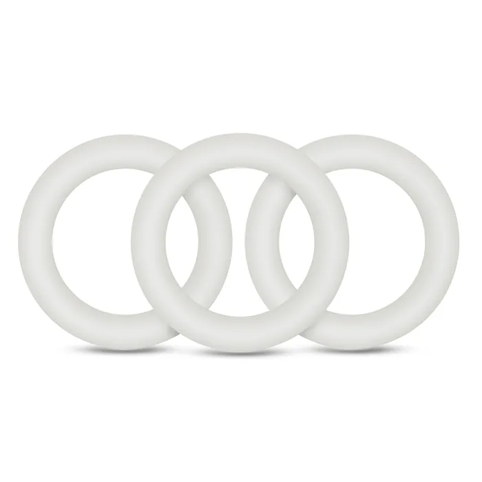 Female Sex Toys Blush Performance Vs2 Pure Premium Silicone Cockrings Small White