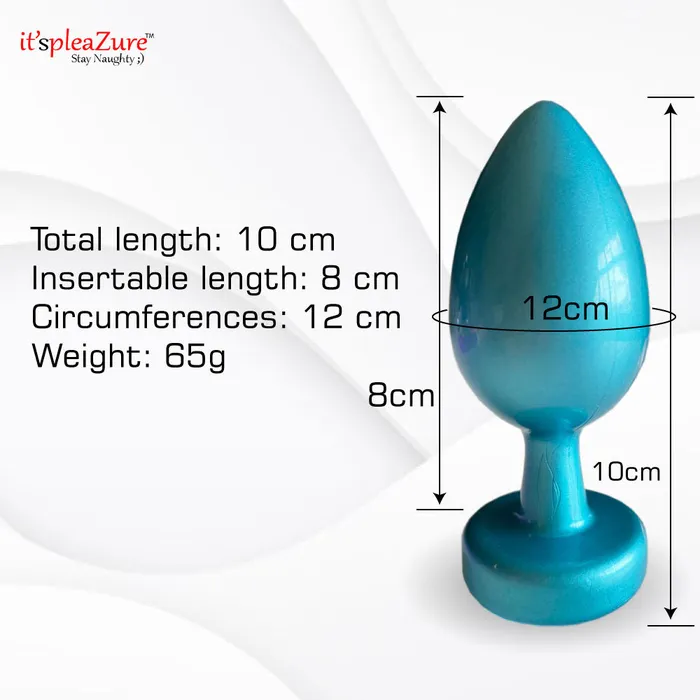 ItspleaZure Anal | Itspleazure Jewel Anal Butt Plug - Blue ItspleaZure Anal | Itspleazure Jewel Anal Butt Plug - Blue