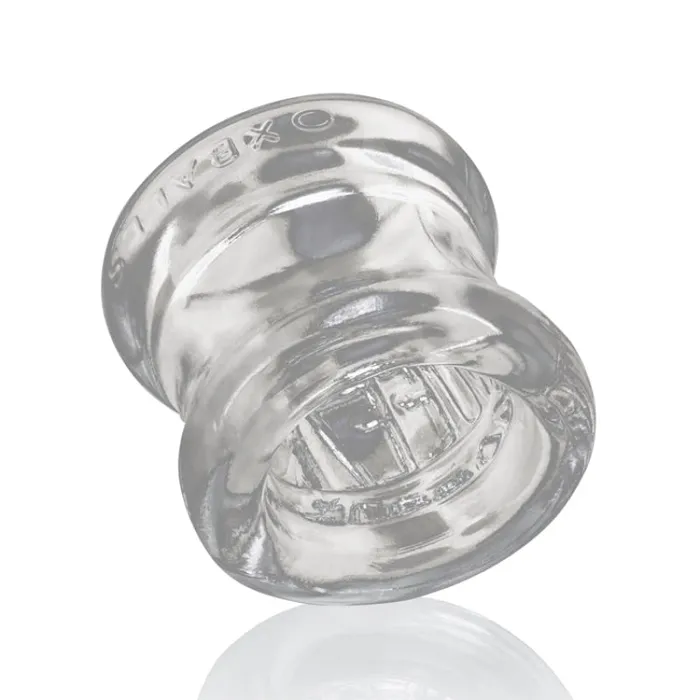 Male Sex Toys Oxballs Squeeze Soft Grip Ballstretcher Clear