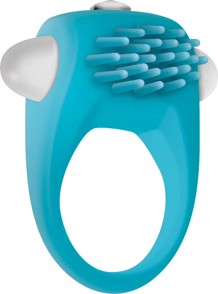 Teal Tickler Silicone Vibe Cockring Zero Tolerance Vibrators