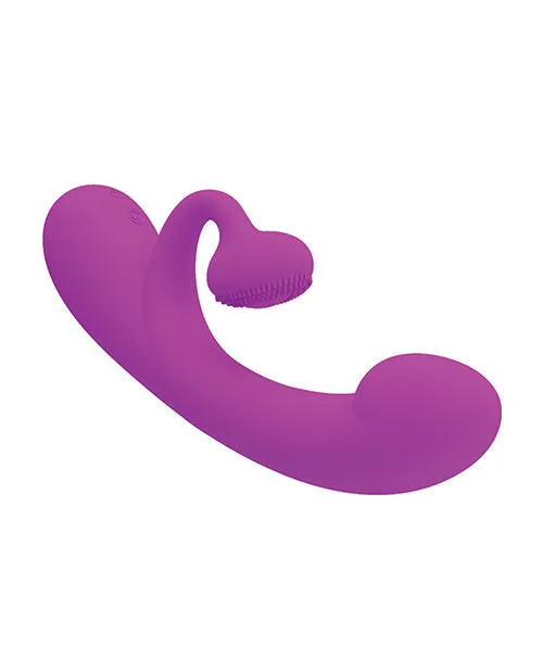 Vibrators | Liaoyang Baile Health Care Produ Pretty Love Sincere Scrub Brush Rabbit Vibrator - Fuchsia