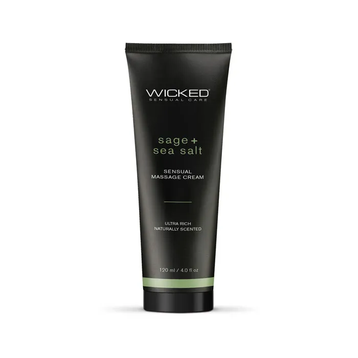Wicked SAGE SEA SALT Sensual Massage Cream90924 Wicked Couples