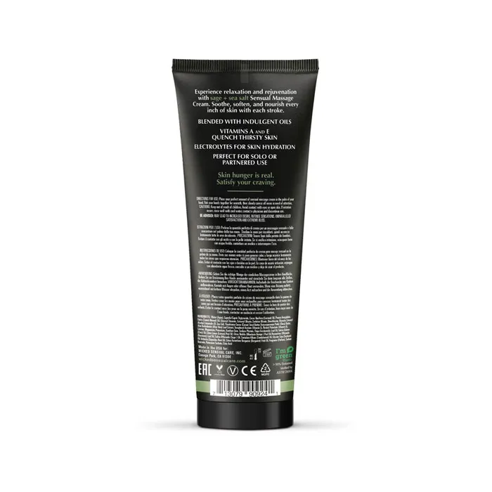 Wicked SAGE + SEA SALT Sensual Massage Cream-(90924) | Wicked Couples Wicked SAGE + SEA SALT Sensual Massage Cream-(90924) | Wicked Couples