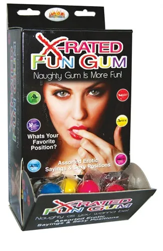 XRated Fun Gum Assorted 90 Pc Display Hott Products Vibrators