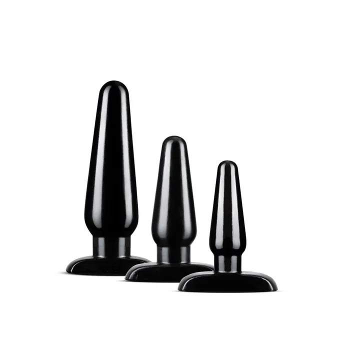 Anal Adventures Basic Plug Kit Black Blush Novelties Anal