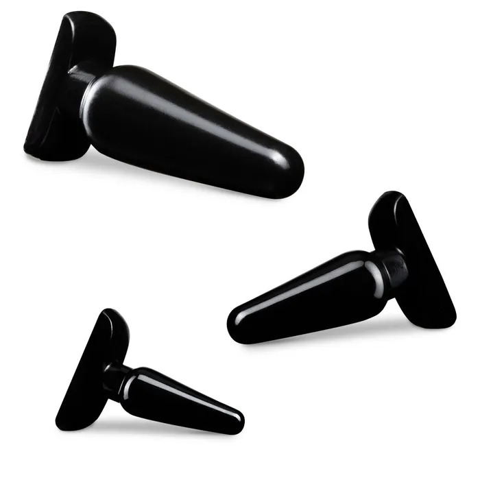 Anal Adventures Basic Plug Kit Black Blush Novelties Anal