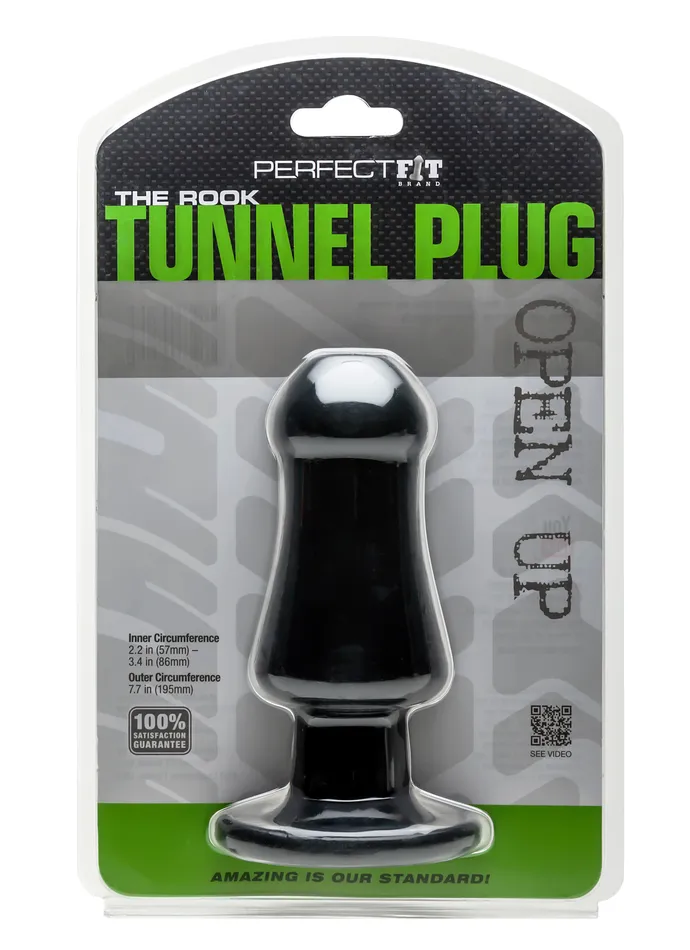 Anal Perfect Fit Perfect Fit Rook Tunnel Plug Black