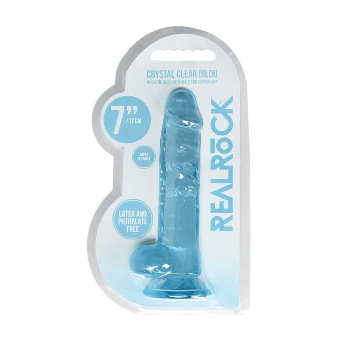 Female Sex Toys Shots Toys RealRock 7 Realistic Dildo With Balls Blue 178 cm Dong Female Sex Toys Shots Toys RealRock 7 Realistic Dildo With Balls Blue 178 cm Dong
