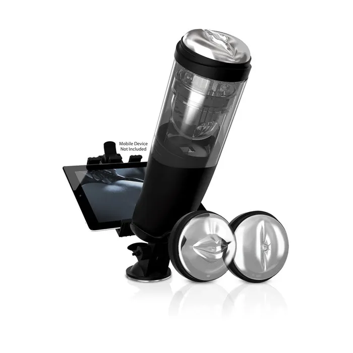 Male Sex Toys Pipedream PDX Elite MegaBator Rechargeable Masturbator with Mobile Device Holder Male Sex Toys Pipedream PDX Elite MegaBator Rechargeable Masturbator with Mobile Device Holder