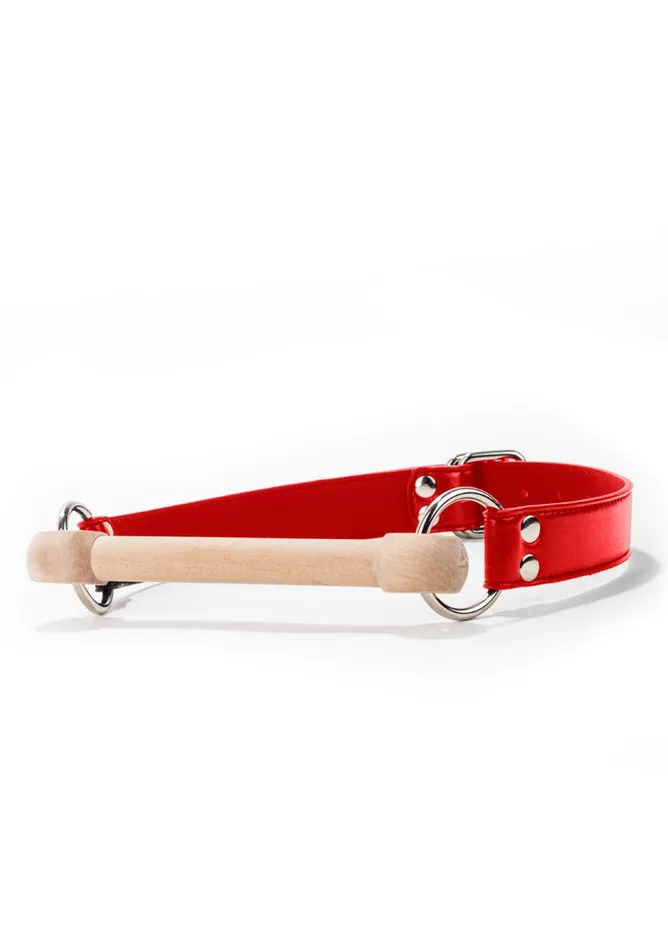 Shots Ouch Vibrators Wooden Bridle Red