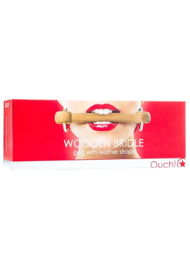 Shots Ouch Vibrators Wooden Bridle Red