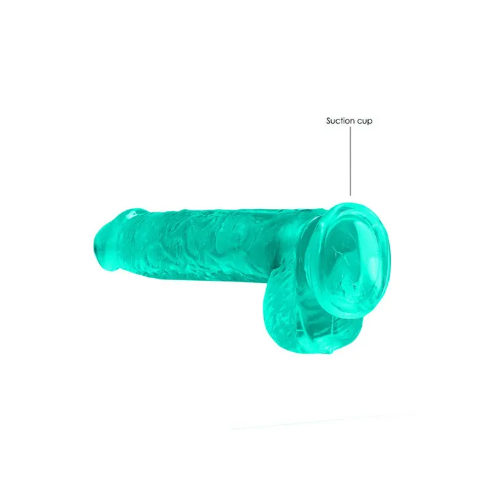 Shots Toys Female Sex Toys REALROCK 6 Realistic Dildo With Balls Turquoise 152 cm Dong Shots Toys Female Sex Toys REALROCK 6 Realistic Dildo With Balls Turquoise 152 cm Dong
