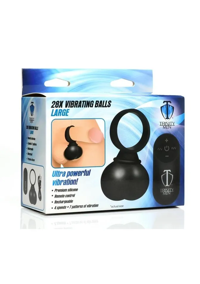 Trinity Men Female Sex Toys Trinity Men 28x Rechargeable Silicone Vibrating Balls with Remote