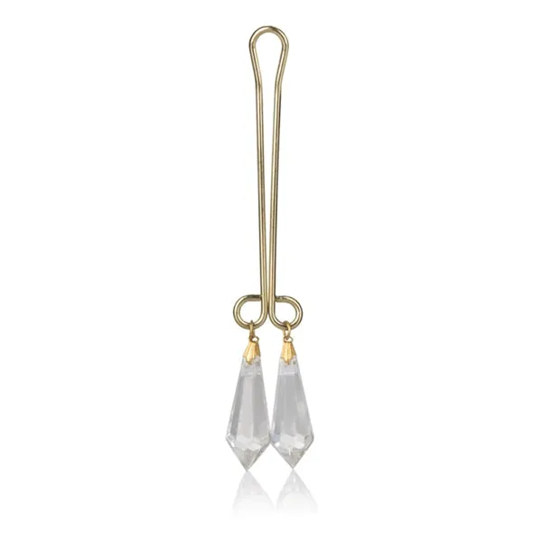 Anal California Exotic Novelties Intimate Play Clit Clip Crystal Clear