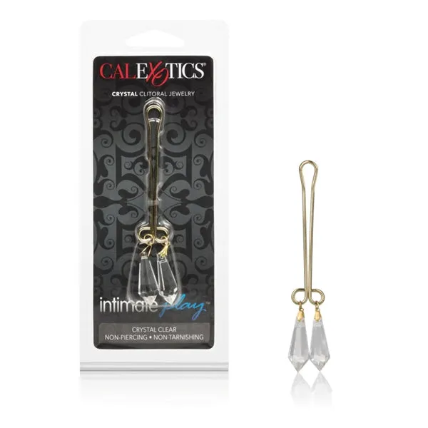 Anal California Exotic Novelties Intimate Play Clit Clip Crystal Clear