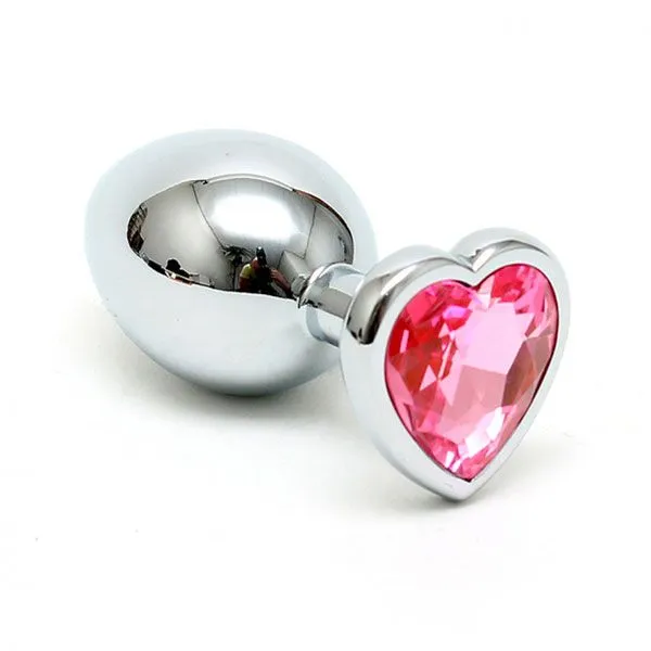 Anal Rimba Butt Plug With HeartShaped Crystal Small