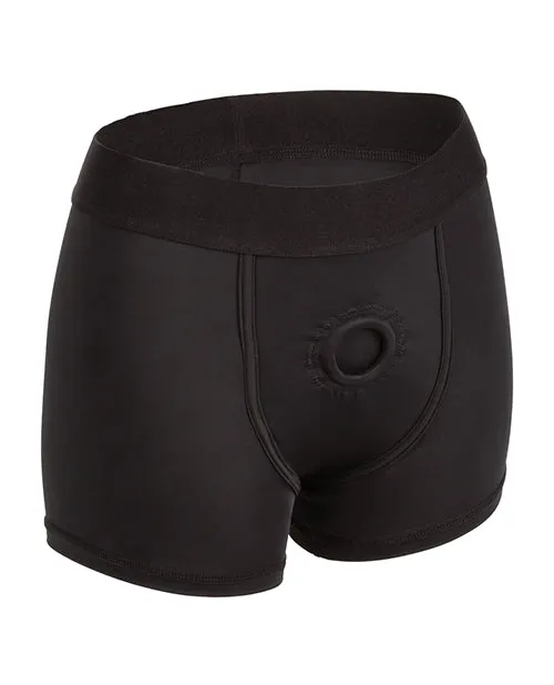 Female Sex Toys California Exotic Novelties Boundless Boxer Brief Sm Harness Black
