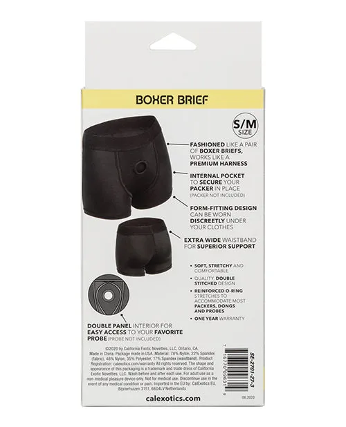 Female Sex Toys California Exotic Novelties Boundless Boxer Brief Sm Harness Black