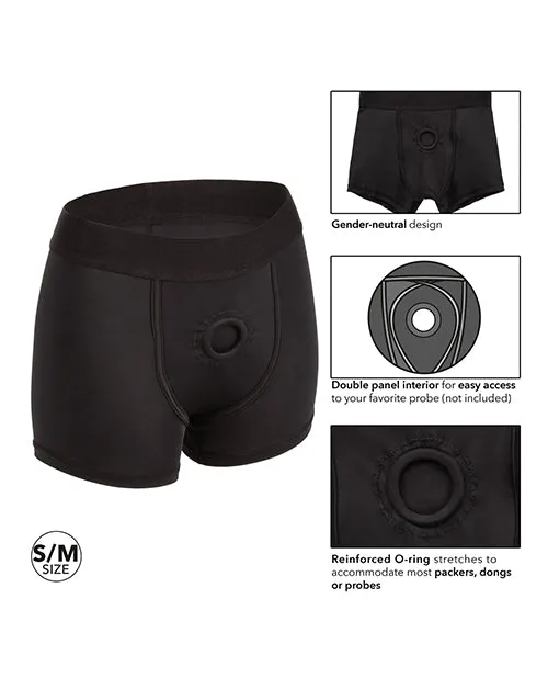 Female Sex Toys California Exotic Novelties Boundless Boxer Brief Sm Harness Black
