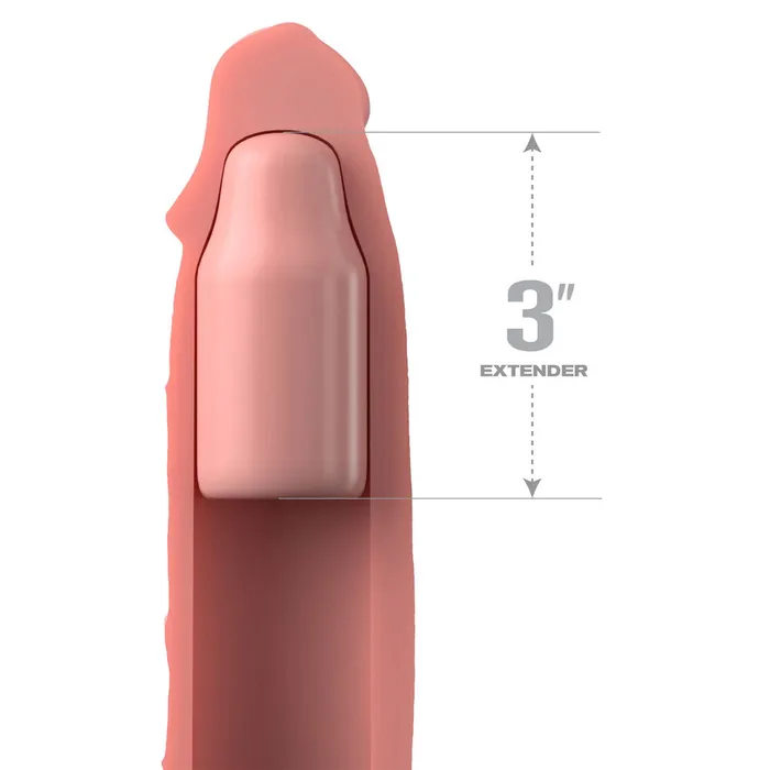 Pipedream Anal XTensions Elite 3 Inch Silicone Penis Extender Flesh Pink Pipedream Anal XTensions Elite 3 Inch Silicone Penis Extender Flesh Pink