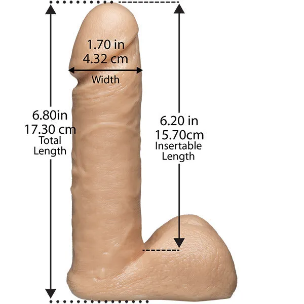 VacULock 6 Inch Realistic Dildo Attachment Doc Johnson Dildos VacULock 6 Inch Realistic Dildo Attachment Doc Johnson Dildos