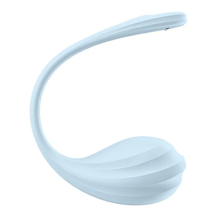 Vibrators Satisfyer Satisfyer Smooth Petal Light Blue