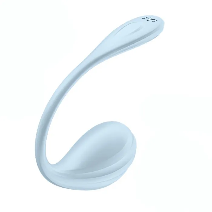 Vibrators Satisfyer Satisfyer Smooth Petal Light Blue