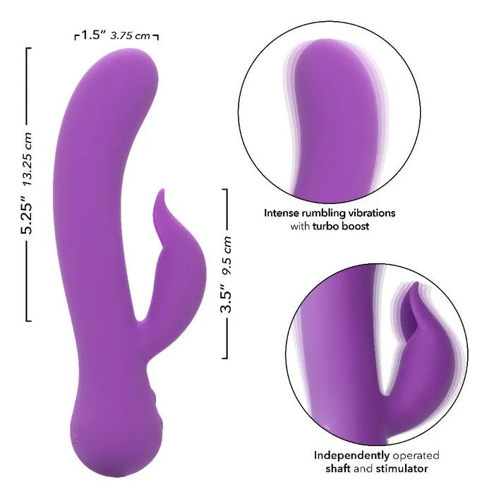 CalExotics Vibrators First Time Rechargeable Pleaser Purple CalExotics Vibrators First Time Rechargeable Pleaser Purple