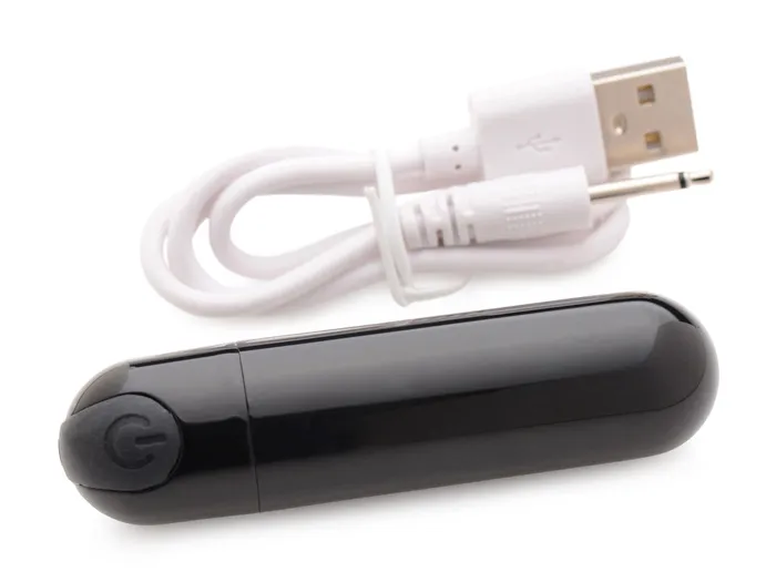Female Sex Toys XR Brands Bang 10x Rechargeable Vibrating Metallic Bullet Black Female Sex Toys XR Brands Bang 10x Rechargeable Vibrating Metallic Bullet Black