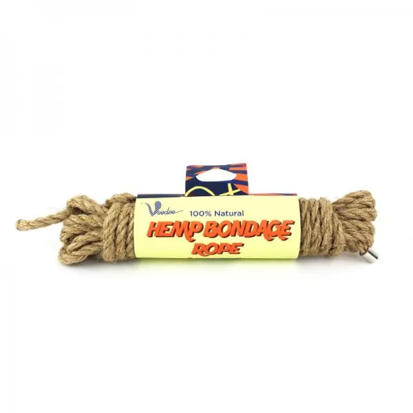 VooDoo Toys Couples 100 Natural Hemp Bondage Rope 5 Meters