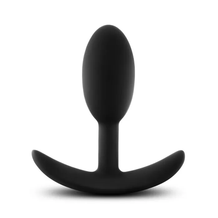Anal Adventures Platinum Silicone Vibra Slim Plug Small Anal Adventures Male Sex Toys