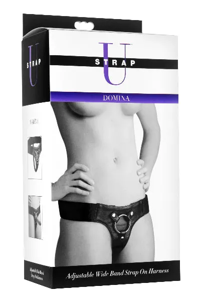 Domina Wide Band Strap On Harness XR Brands Female Sex Toys Domina Wide Band Strap On Harness XR Brands Female Sex Toys