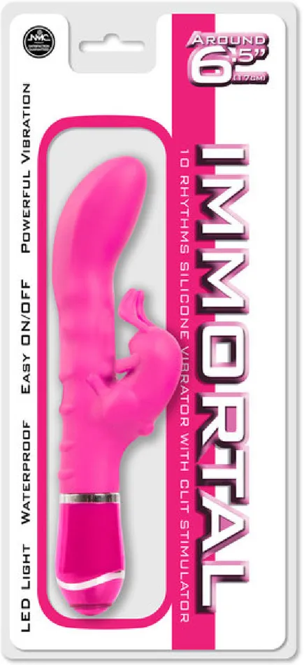 Excellent Power Vibrators Immortal Bunny Pink