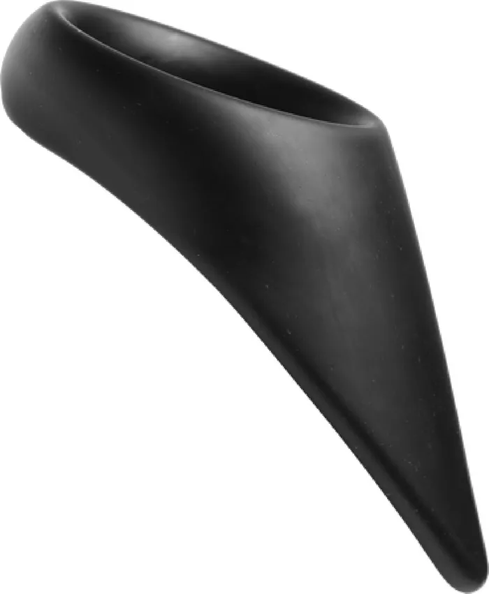 Female Sex Toys XR Brands Taint Teaser 2 Silicone CRing Taint Stimulator Black