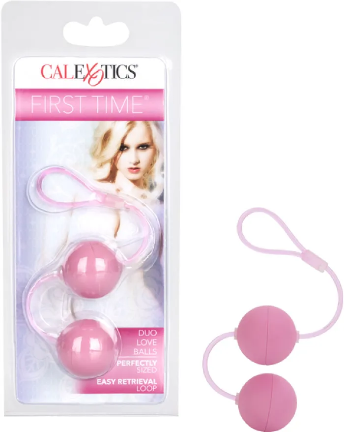 Love Balls Duo Lover Sexual Aid Love Toy Adult Fun Pink California Exotic Novelties Vibrators