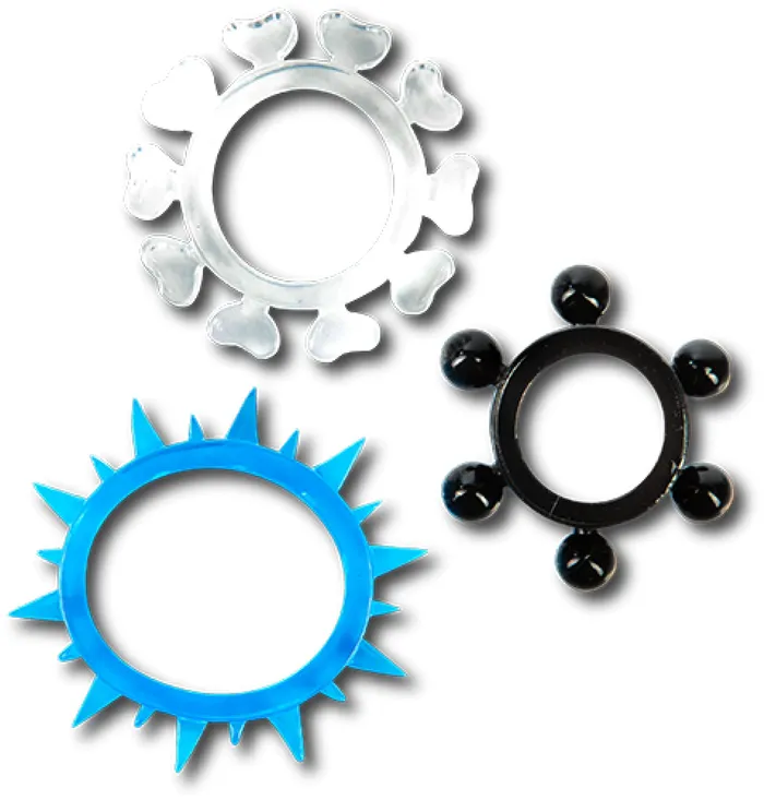 Smitten Male Sex Toys King Rings Jumbo Pack 3Pack Sex Toy Adult Pleasure Cock ring