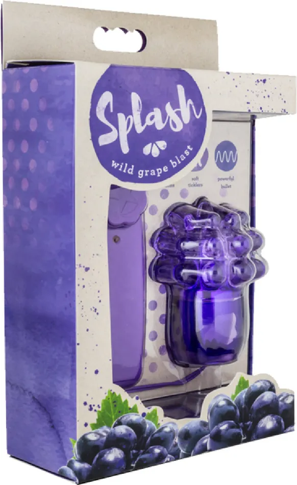 Splash Wild Grape Blast Multi Function Vibrator Sex Toy Adult Pleasure Grape Blush Novelties Vibrators