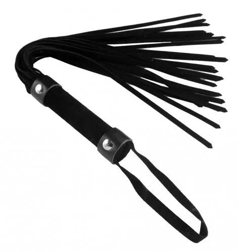 XR Brands Restraints Short Vegan Leather Flogger
