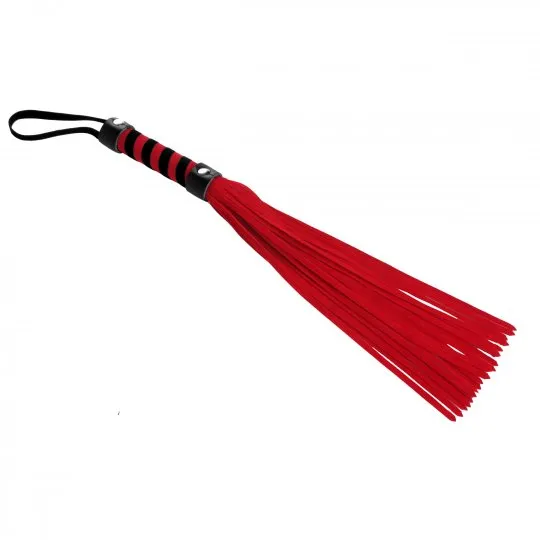 XR Brands Restraints Short Vegan Leather Flogger XR Brands Restraints Short Vegan Leather Flogger
