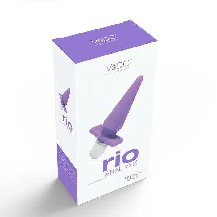 Anal Vedo Rio Anal Vibrator Orchid CACTCO