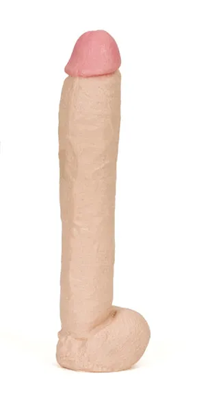 Doc Johnson Novelties Dildos 12in Natural Dong WBalls