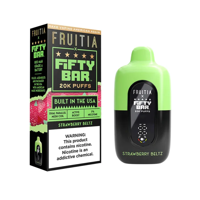 Fruitia x Fifty Bar 20000 Puff Disposable FIFTY BAR BEARD Vibrators