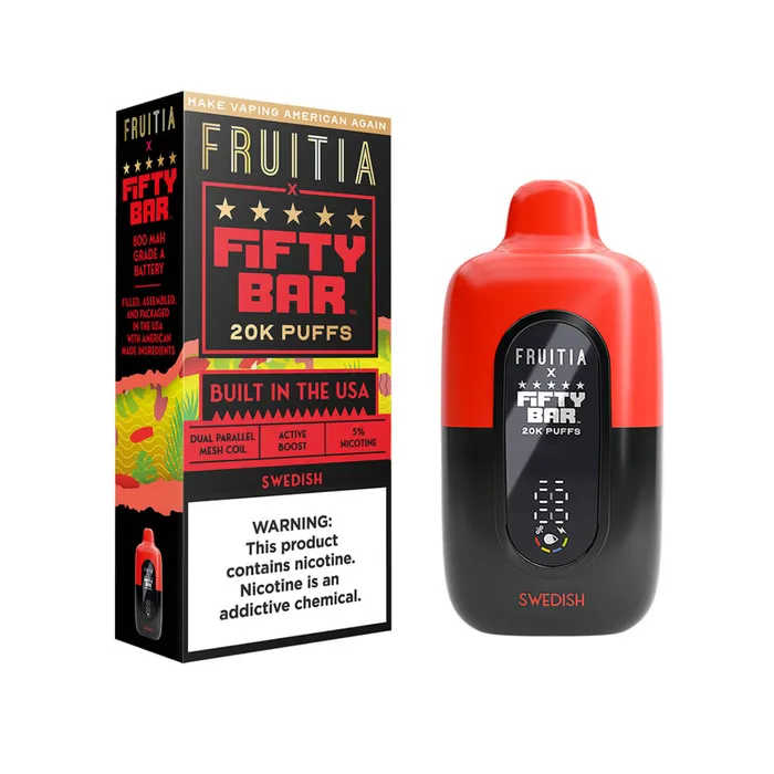 Fruitia x Fifty Bar 20000 Puff Disposable FIFTY BAR BEARD Vibrators