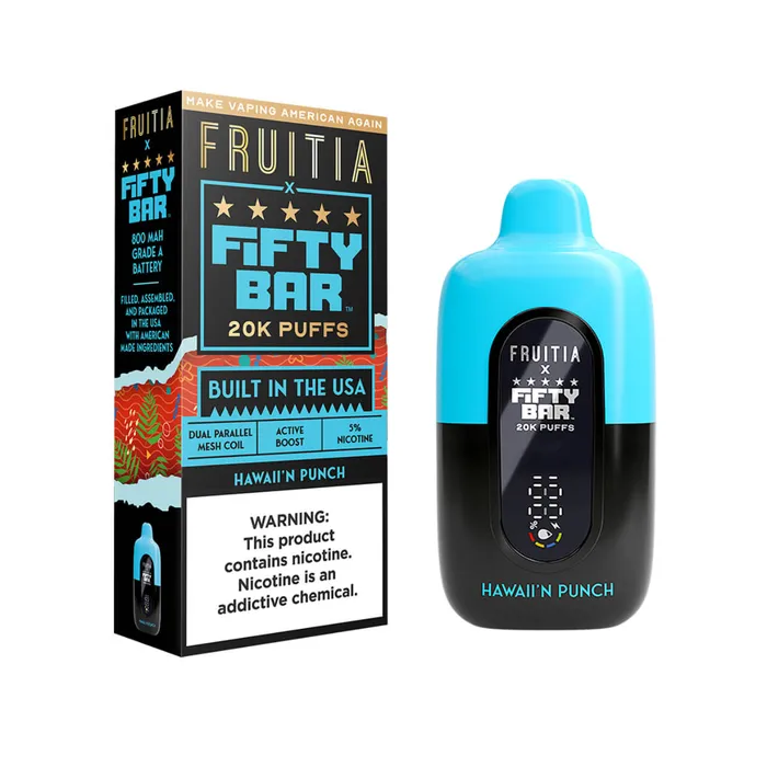 Fruitia x Fifty Bar 20000 Puff Disposable FIFTY BAR BEARD Vibrators