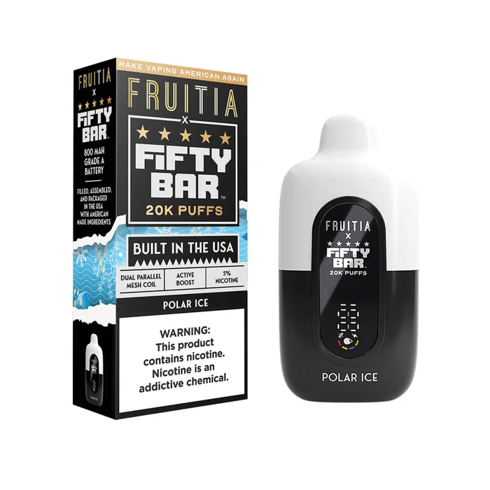 Fruitia x Fifty Bar 20000 Puff Disposable FIFTY BAR BEARD Vibrators